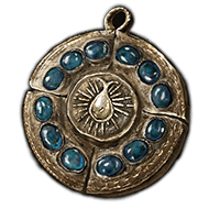 Cerulean Amber Medallion +2