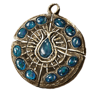 Cerulean Amber Medallion +3
