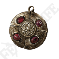 Crimson Amber Medallion